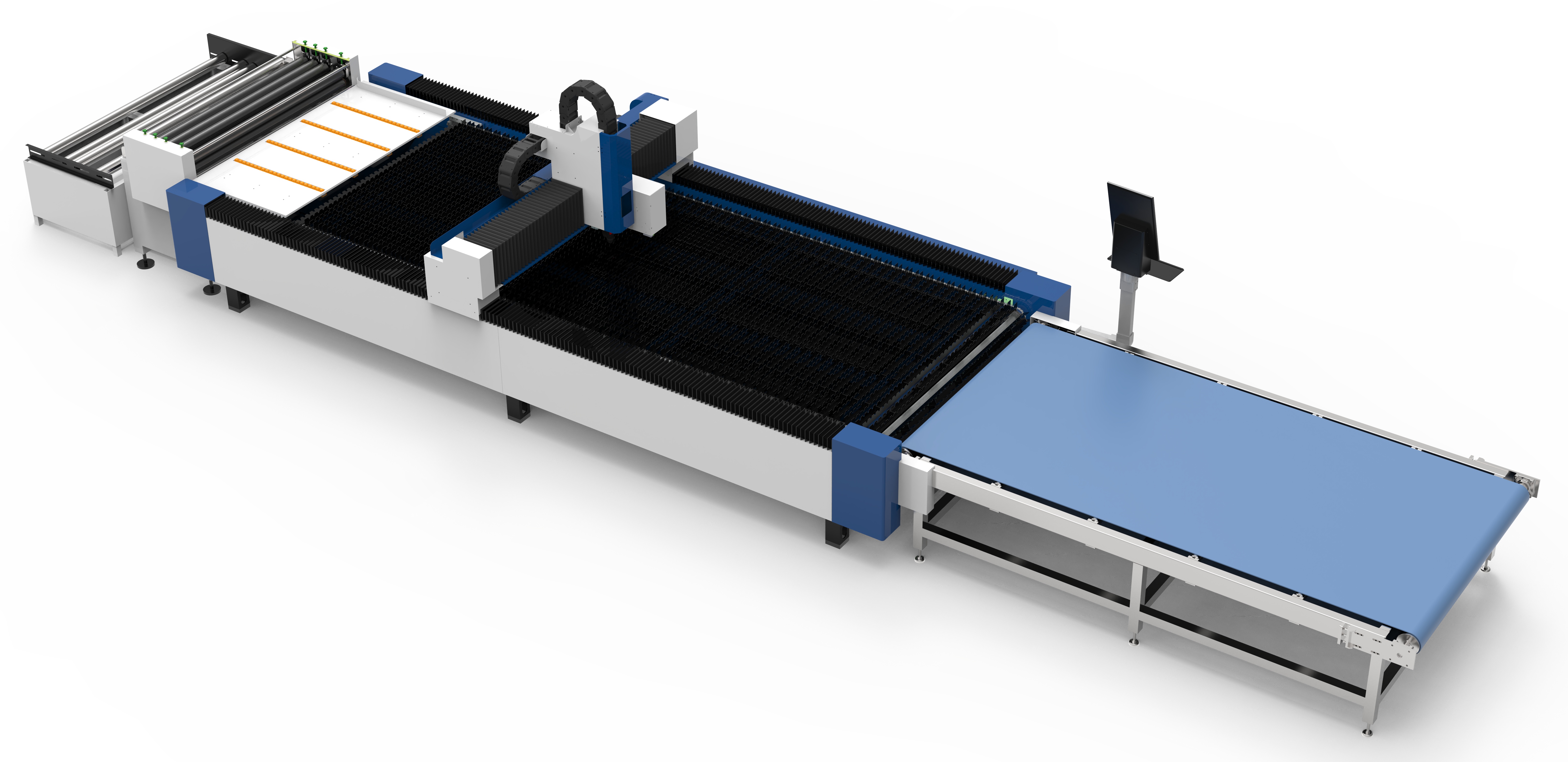 金剛網激光裁剪生產線